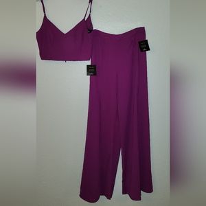 Lulu's 2 piece jumpsuit